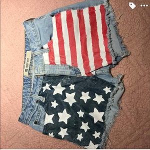 GAP American flag shorts
